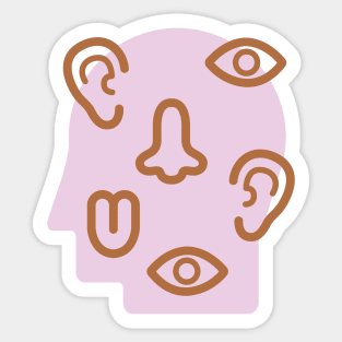 My Head Sticker